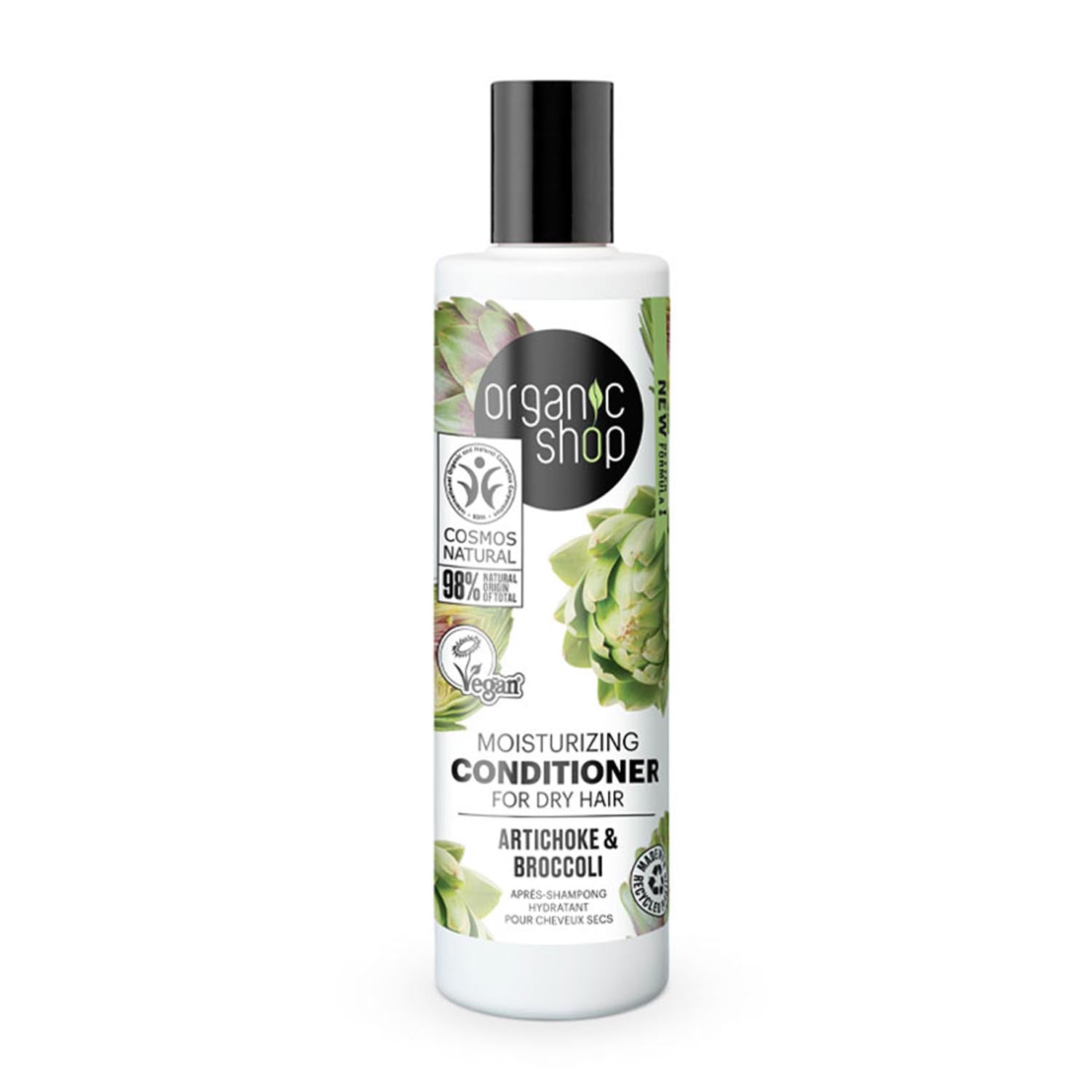 Organic Shop Artichoke Moisturizing Acondicionador Cabello Seco 280Ml